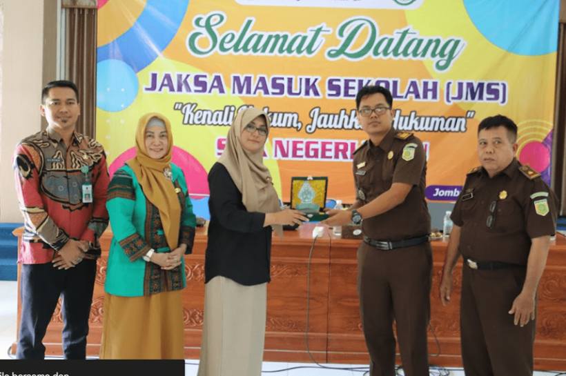 SMK Negeri Kudu Menggelar Kegiatan “Jaksa Masuk Sekolah” dengan Sukses