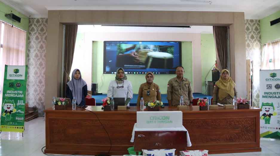 SMK Negeri Kudu Gandeng PT Citicon Nusantara Indonesia Gelar Program Industri Mengajar “Bangunan Tahan Gempa”