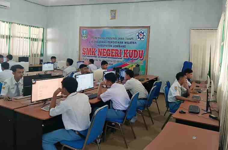 Siapkan Infrastruktur dan Prosedur, SMK Negeri Kudu Gelar Gladi Bersih TKA dan AN 2026